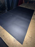 Crosshatch Embossed Leather Sheets for Crafters Wallets Car Seats Bags Dk Blue