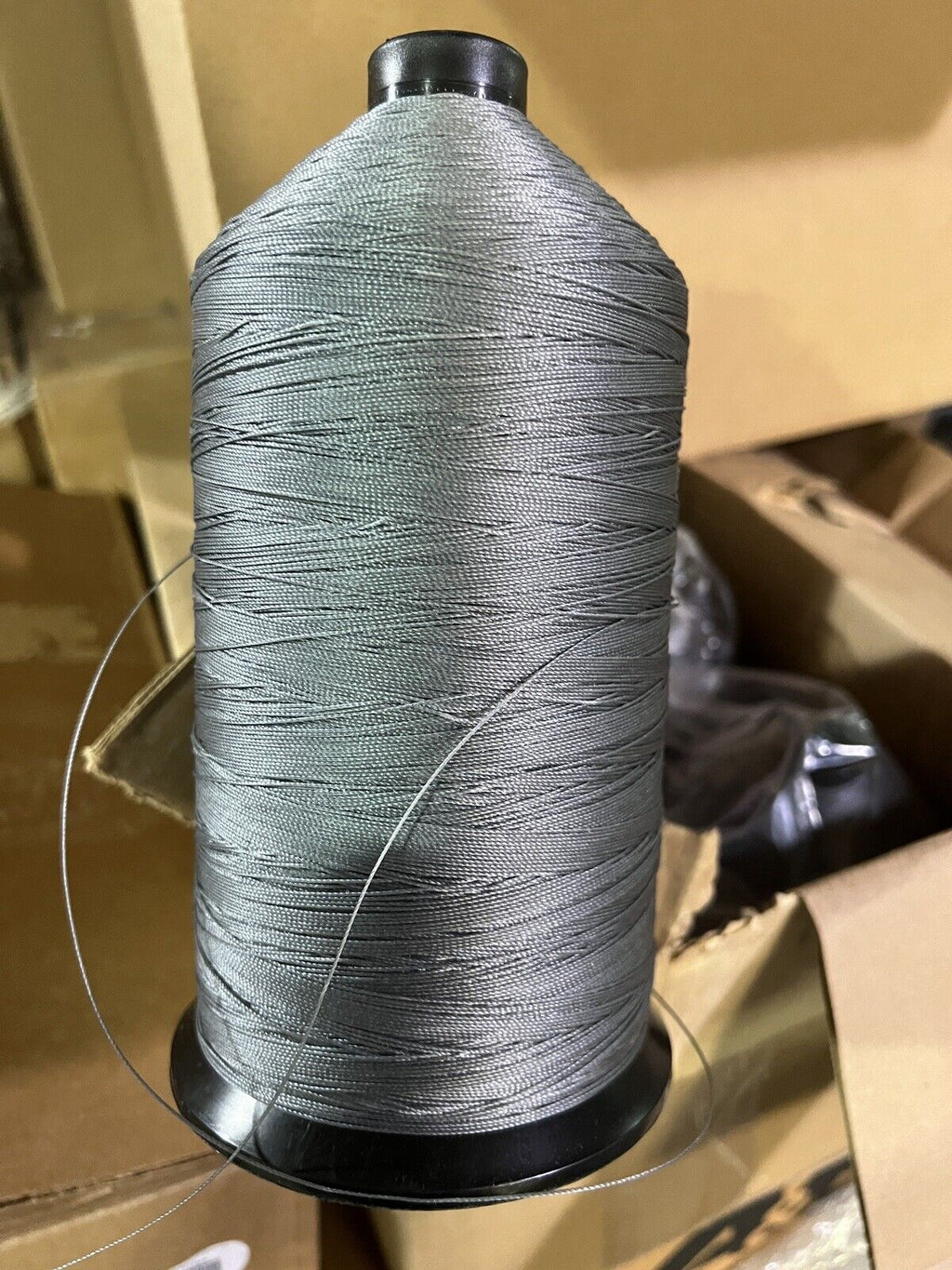 Light Desel Grey Nylon Thread 32 Oz Made in USA by A&E T210 Bonded Nylon