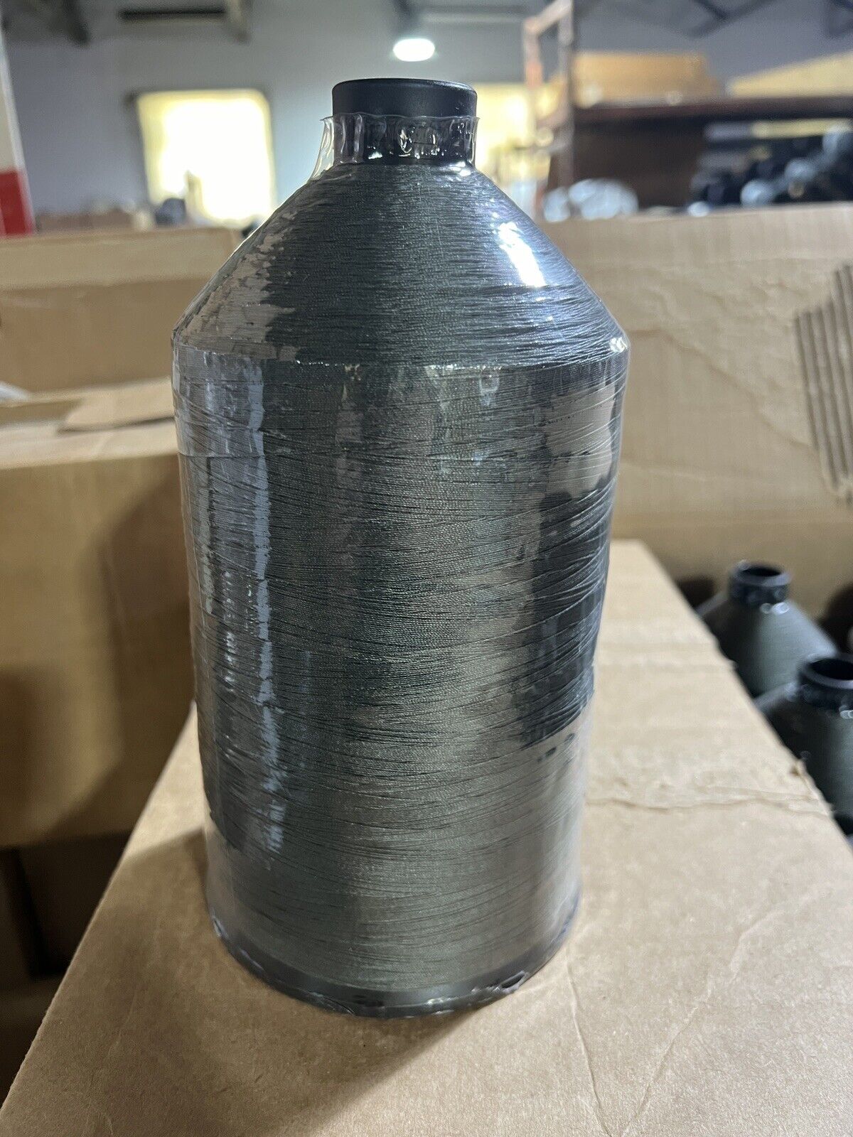 Medium Ash Grey Nylon Thread 32 Oz Made in USA by A&E T90 Bonded Nylon