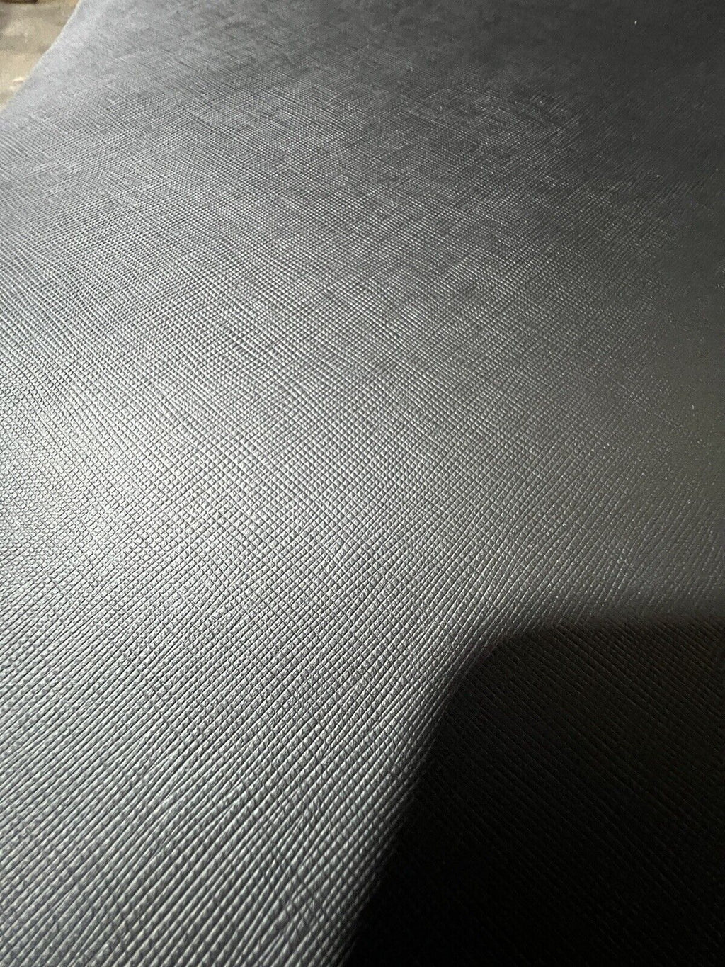 Crosshatch Embossed Leather Sheets for Crafters, Wallets, Car Seats, Bags