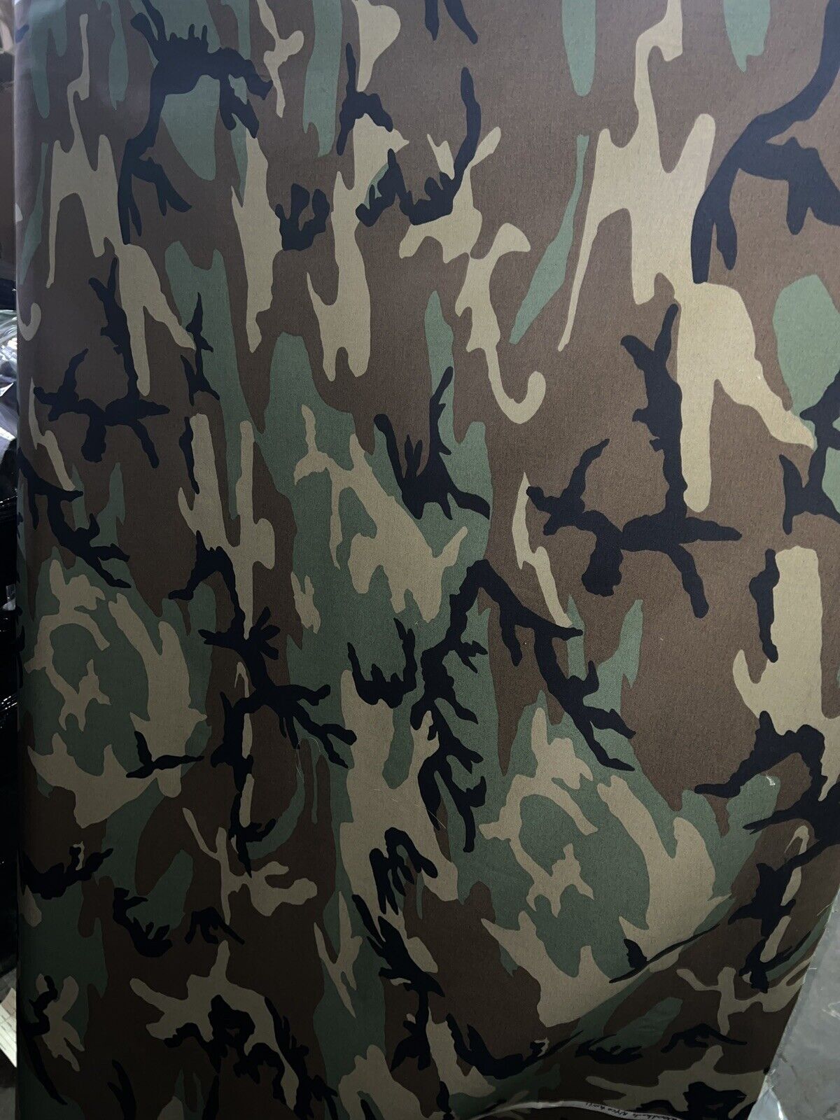 WOODLAND NYCO TWILL CAMOUFLAGE FABRIC MILITARY BDU 60” Per Yard
