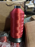 Brick Red Nylon Thread 16 Oz T70 Cone Made in USA by Fil-Tech Premo UVR 12579