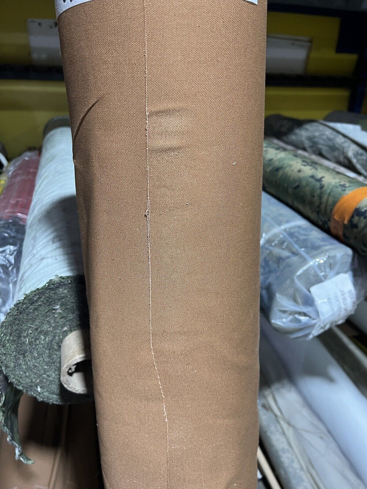 HD Brown Cotton Canvas Fabric FR Clothing Covers Blinds 60”  Wide Westex Indura
