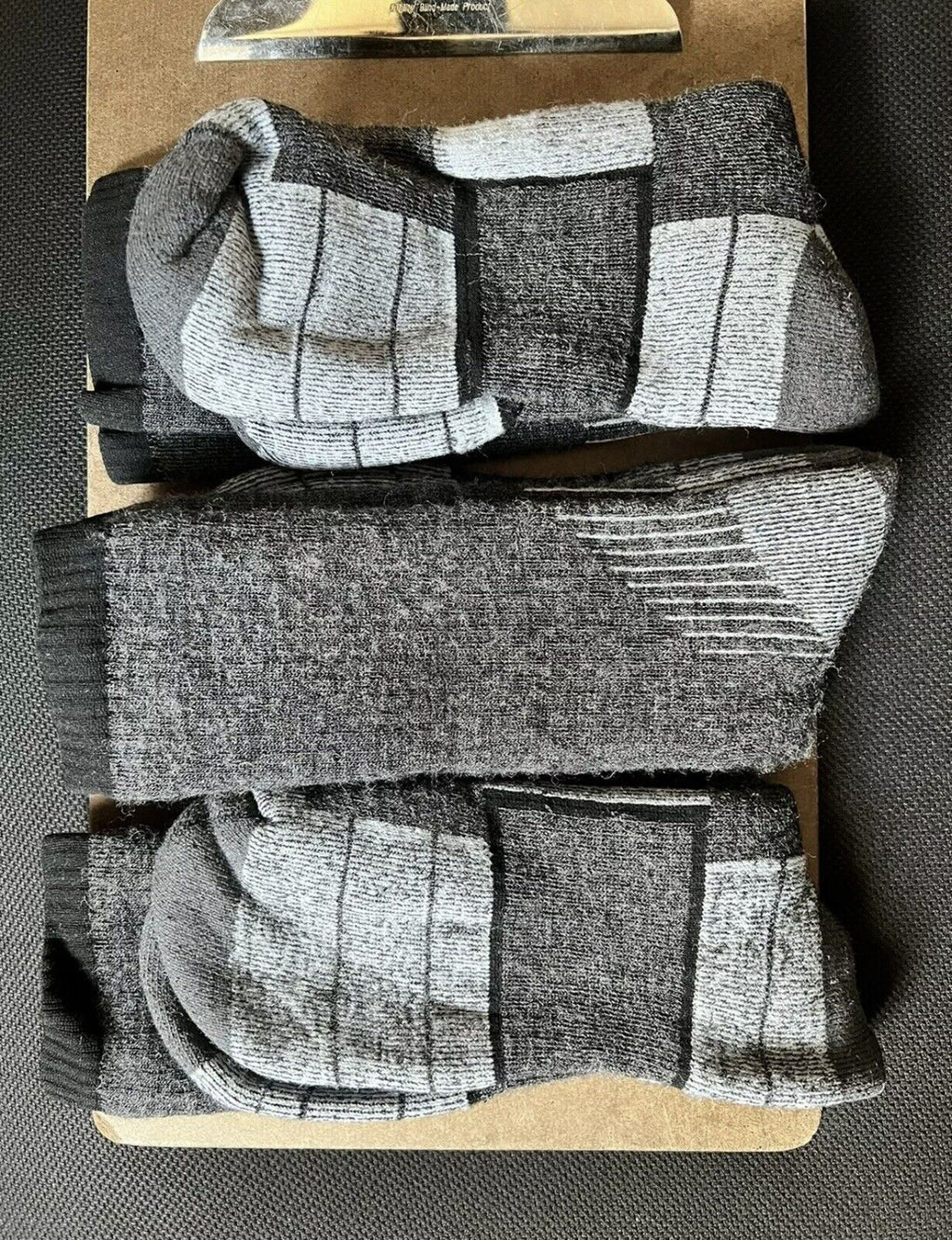 72% Merino Wool Men's MADE IN THE USA WARM HD Thick Hiking Socks 6 Pair Sz 10-13