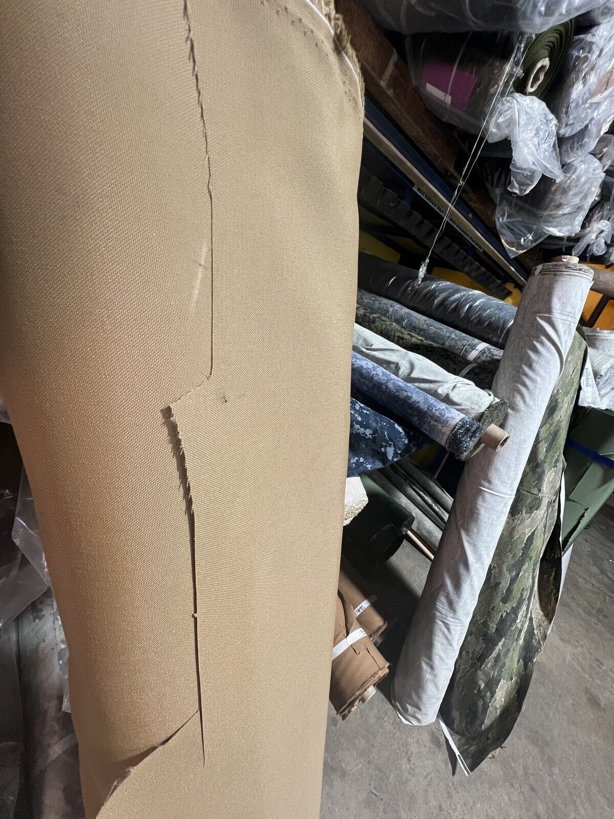 Coyote Brown/Tan Heavy 1000D 60" Nylon Fabric Heavyweight