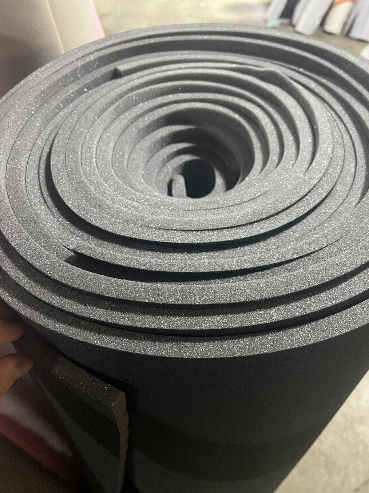 1/2 Inch foam for auto upholstery seats with backing (by the Yard) 54” Wide