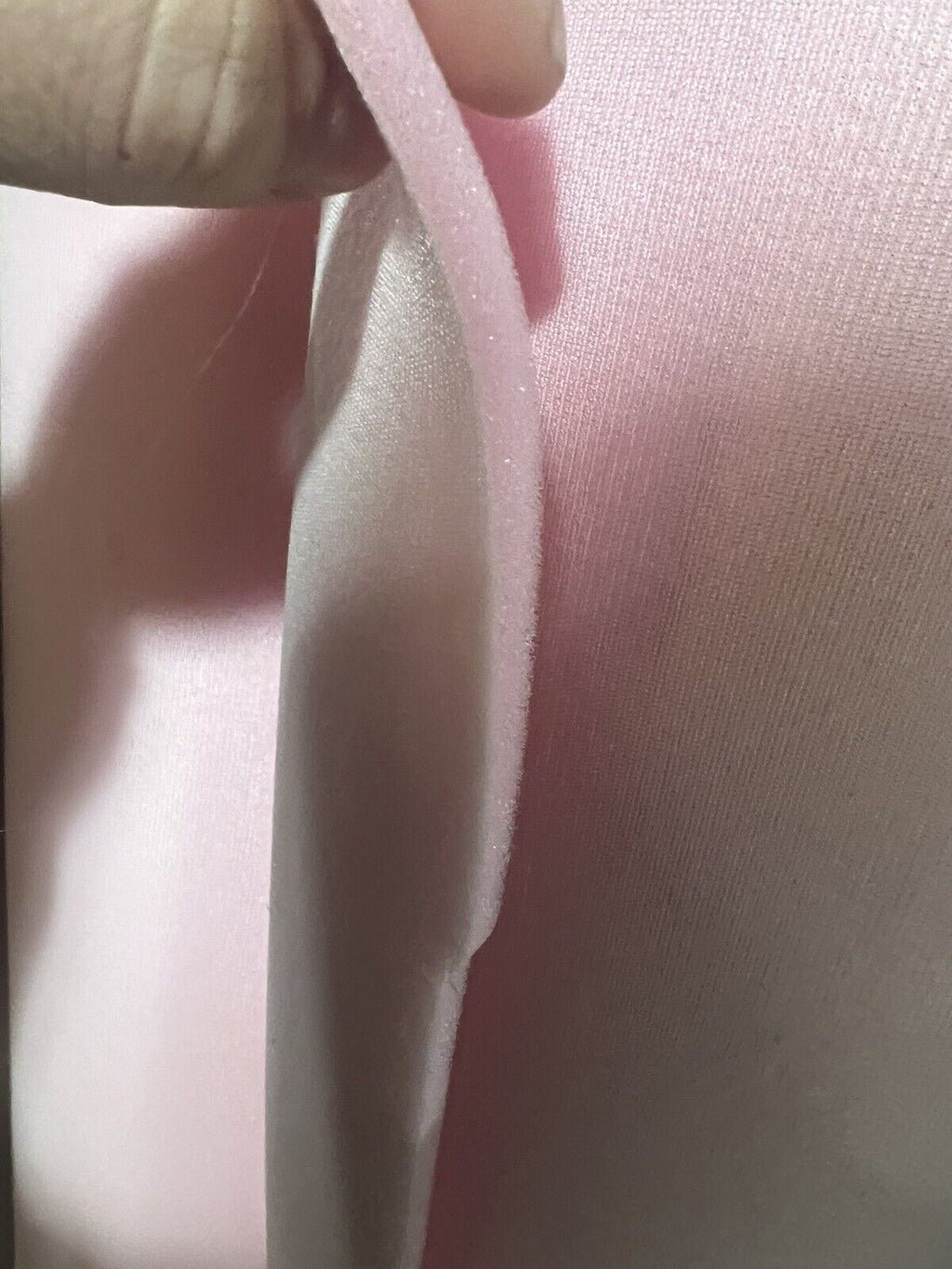 Pink Sewing Foam Upholstery first quality 1/4" Padding W/Scrim Backing 55"