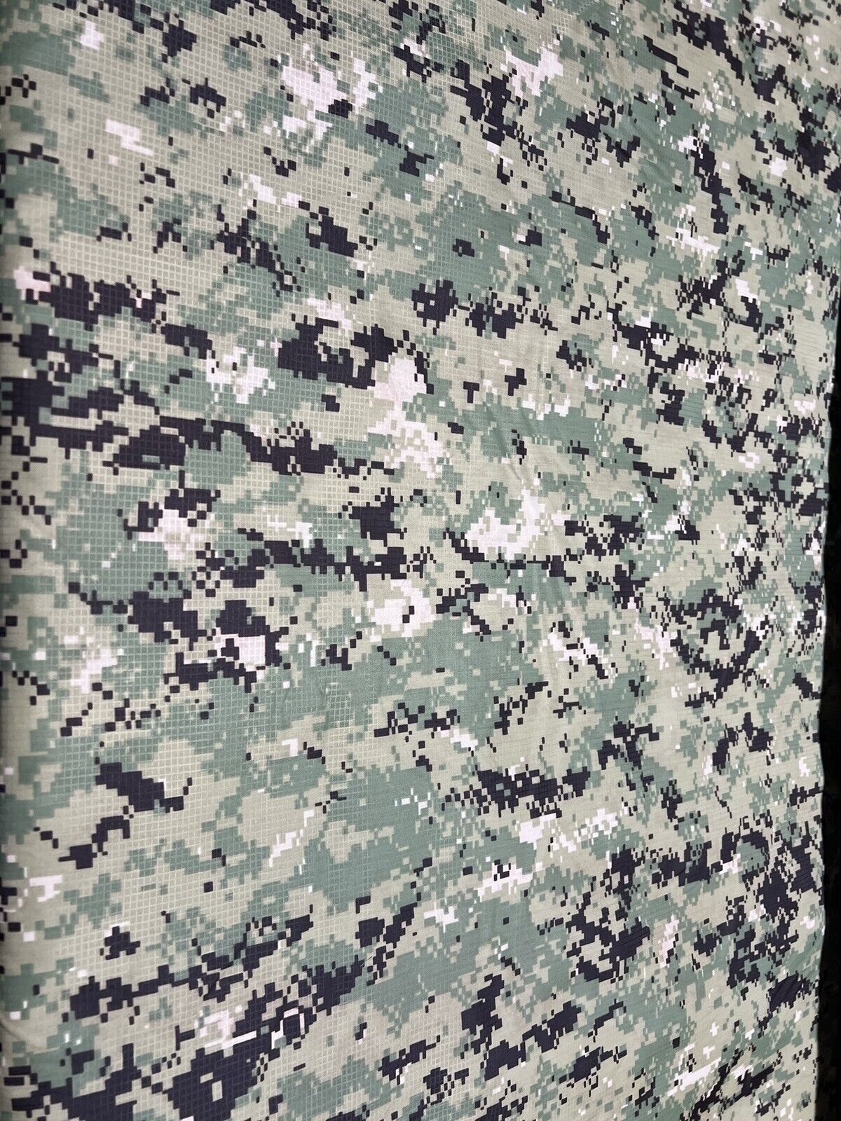AOR2 NWU III NAVY LOGO NYLON DIGITAL CAMO MILITARY EPSILON FABRIC BY YARD 62”