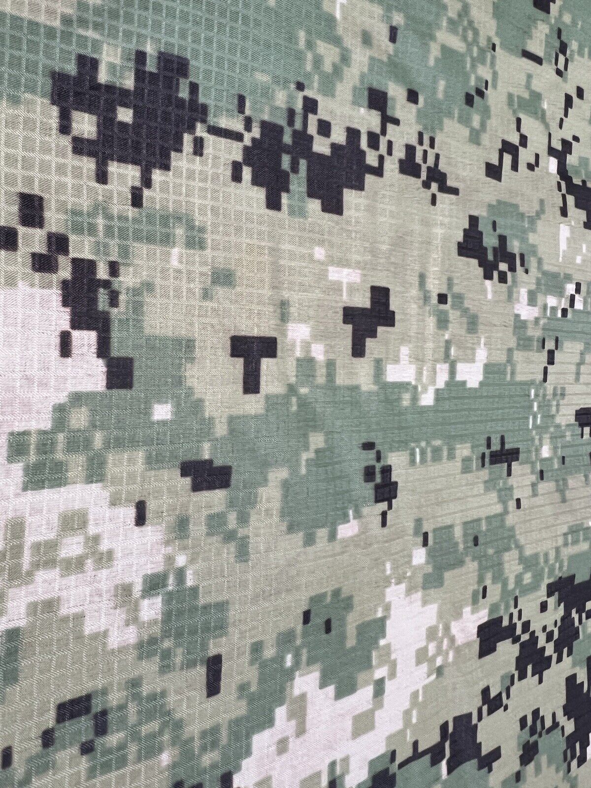 AOR2 NWU III NAVY LOGO NYLON DIGITAL CAMO MILITARY EPSILON FABRIC BY YARD 62”