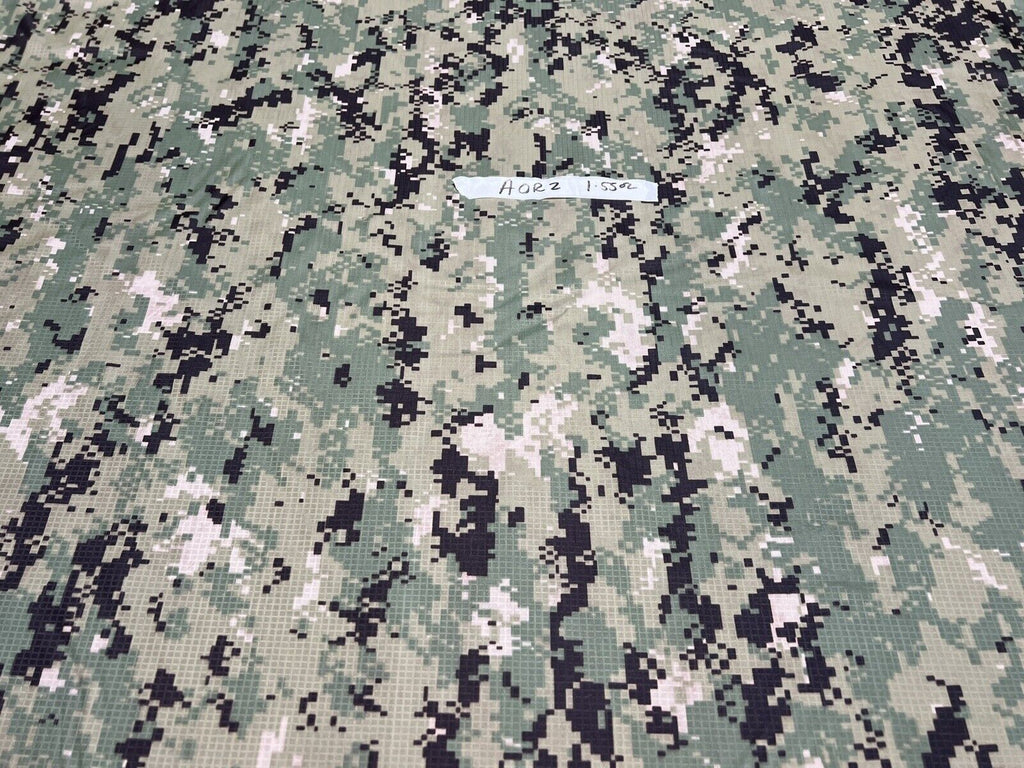 AOR2 NWU III NAVY LOGO NYLON DIGITAL CAMO MILITARY EPSILON FABRIC BY YARD 62”