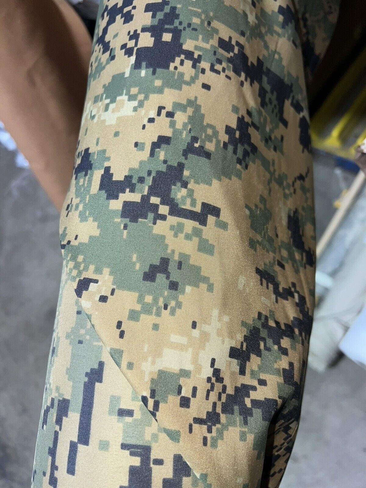 Marine Digital MARPAT Taffeta Camo Polyester Fabric 60" With Logo BTY