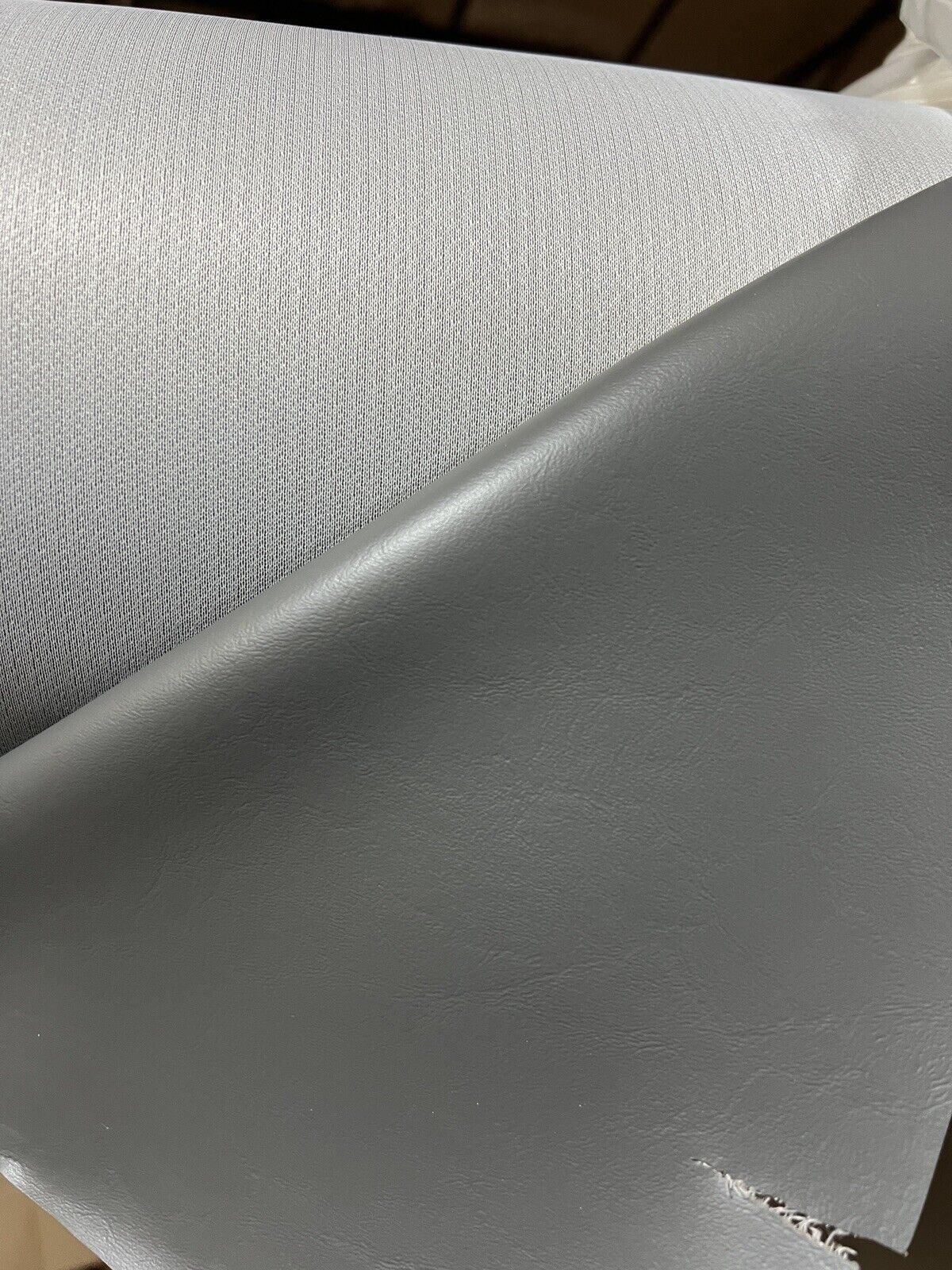 Pewter Gray Vinyl Upholstery Fabric 54” Wide Boat Auto Sold By The Yard.