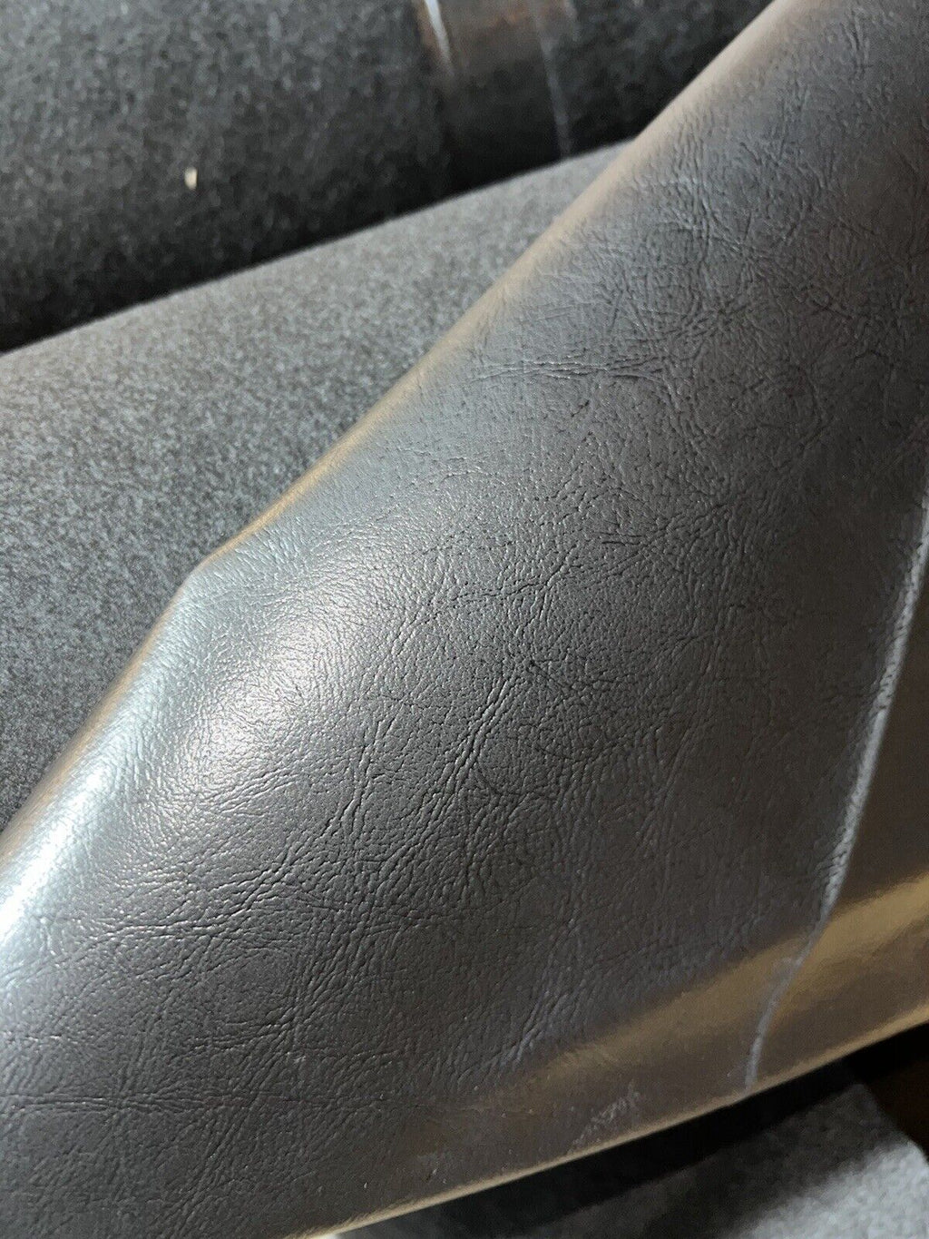 Black On Black Fleece Heavy Duty Outdoor Cover UV Resistant Upholstery Vinyl