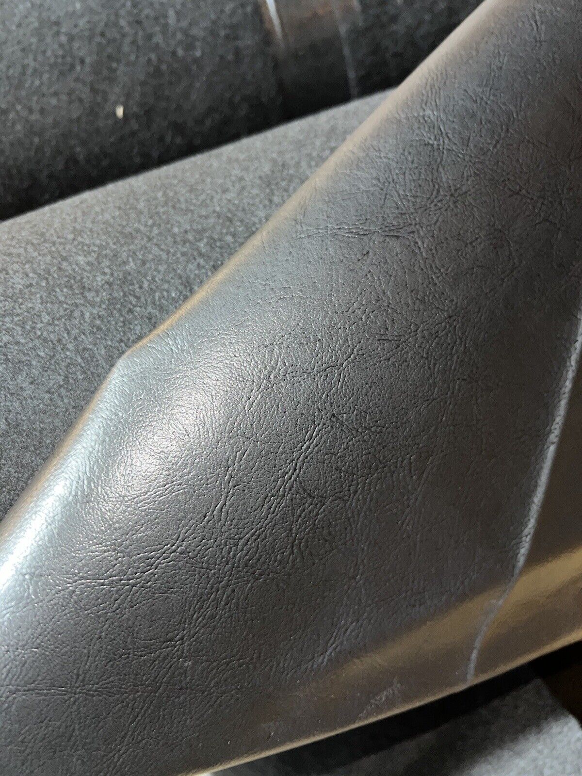 Black On Black Fleece Heavy Duty Outdoor Cover UV Resistant Upholstery Vinyl