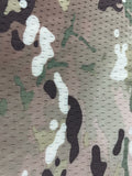 OCP Camouflage Dimple Dash Perf Mesh Taffeta Spandex Camo Polyester Fabric 60”