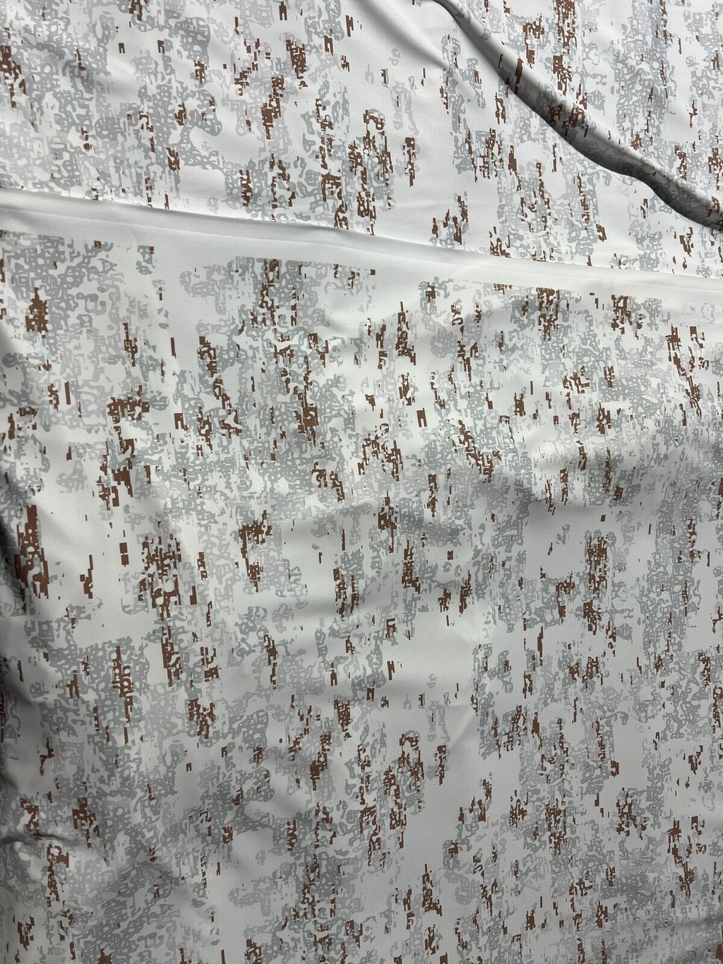 Forloh Snow Fall Camouflage Taffeta Spandex Camo Polyester Fabric 60”