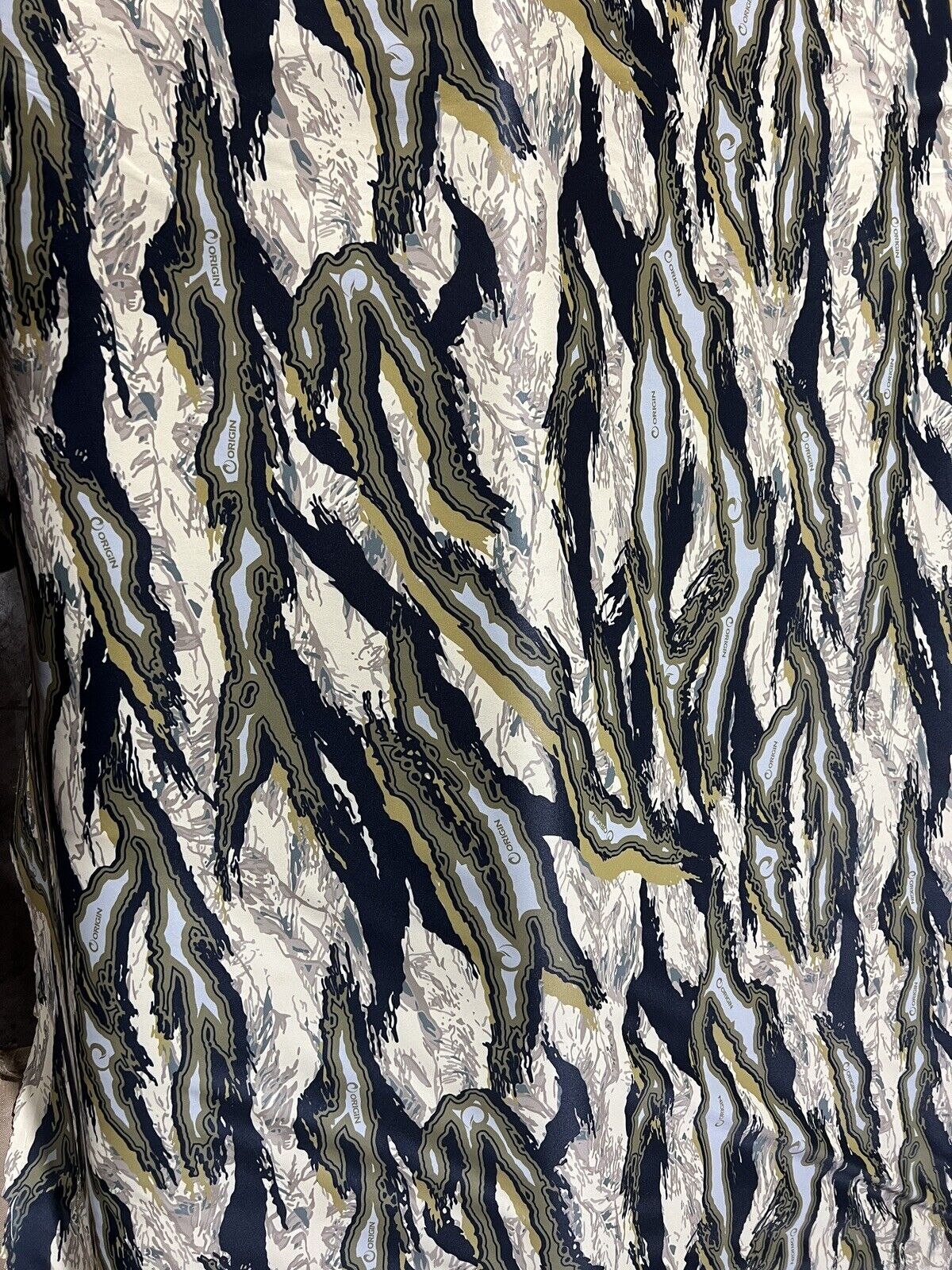 Highland Raptor Origin  Taffeta Spandex Camo Polyester Fabric 60” With Logo