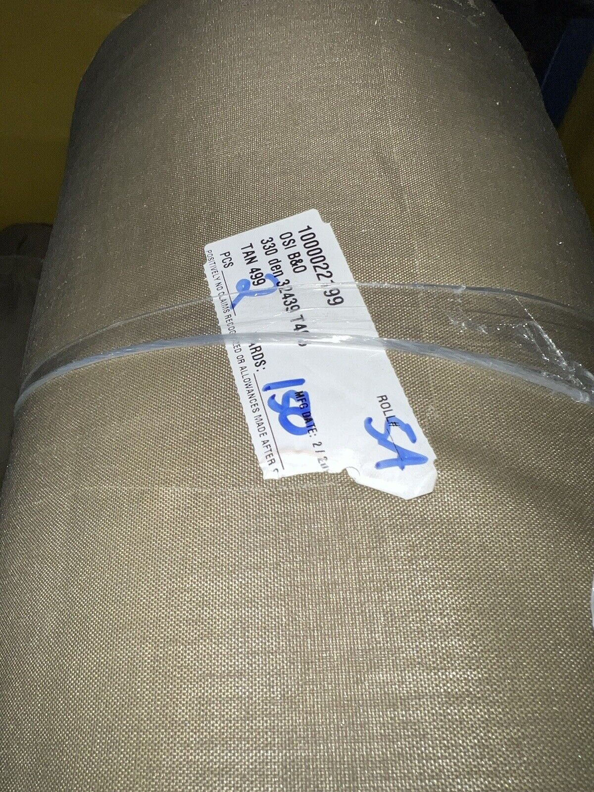 Tan 499 330D Waterproof Coated  60" Nylon Fabric Midweight