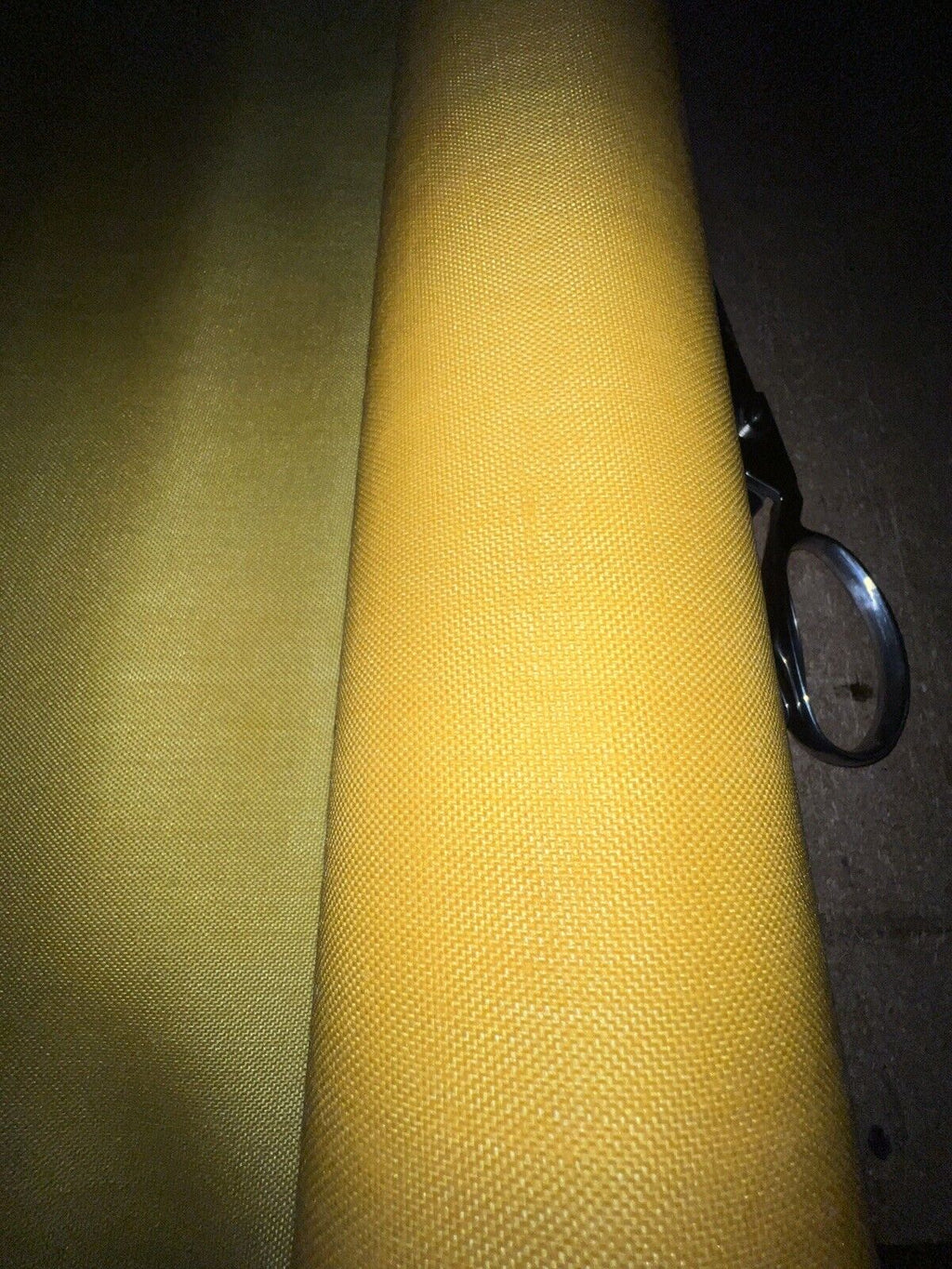 Yellow Heavy 1000D Waterproof Coated  60" Nylon Fabric Heavyweight