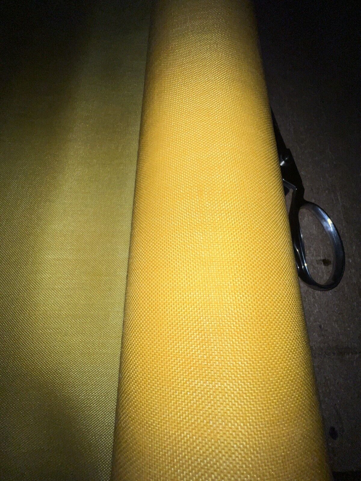 Yellow Heavy 1000D Waterproof Coated  60" Nylon Fabric Heavyweight