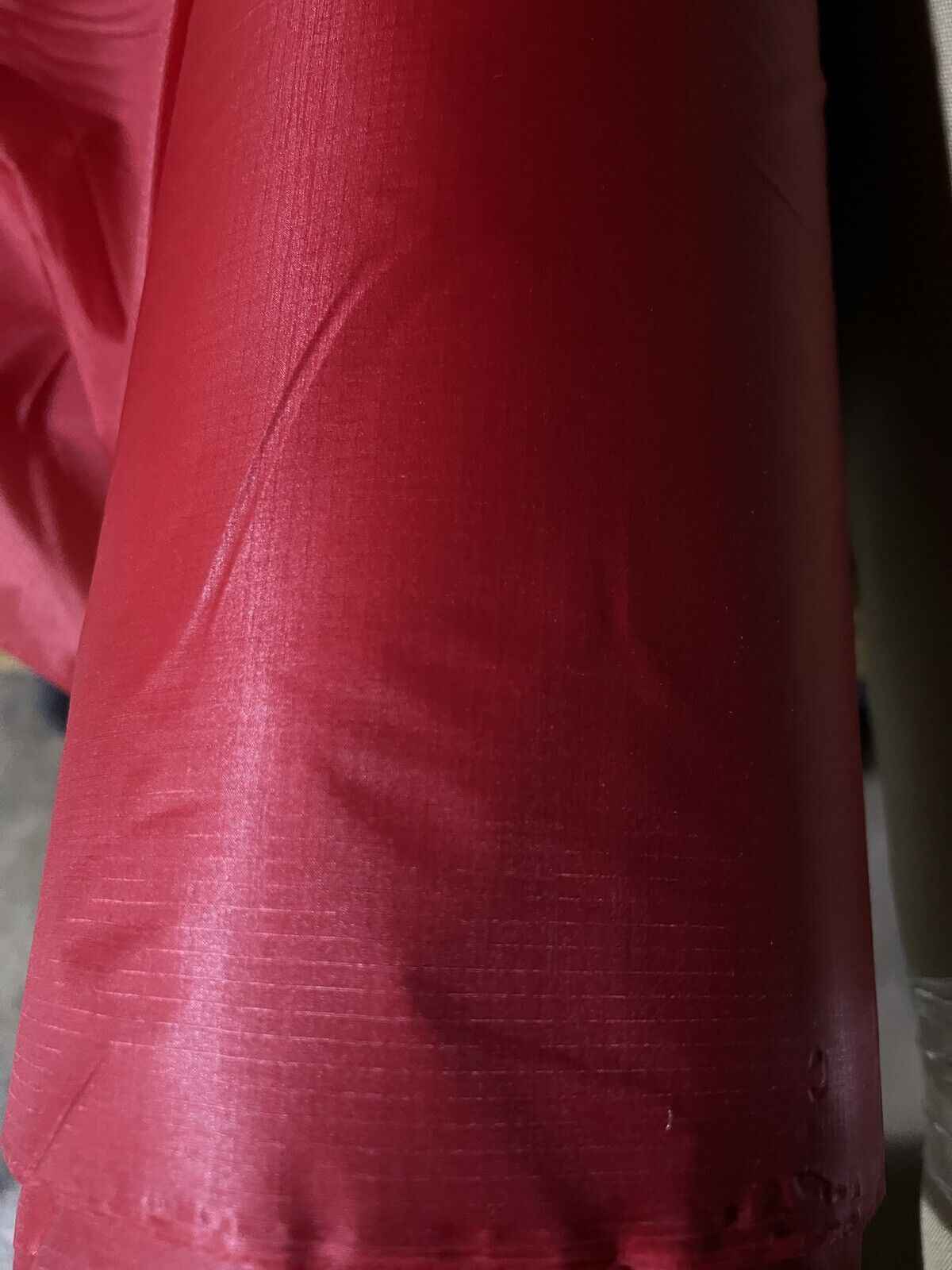 Red Nylon Ripstop (DWR) Fabric 70 Denier 64” Water-Repellent Camping Tent