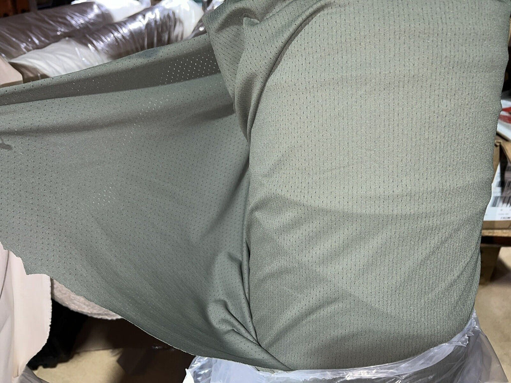 Polartec Bird Eye Power Stretch OD Green Mid Weight By  The  Yard.