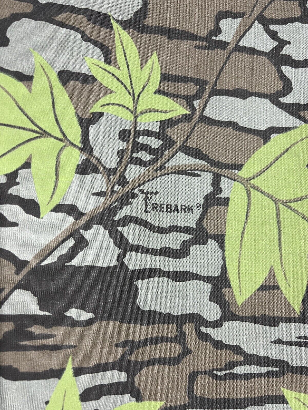 Mossy Oak Tree Bark Light Weight Cotton Camo Pack Cloth