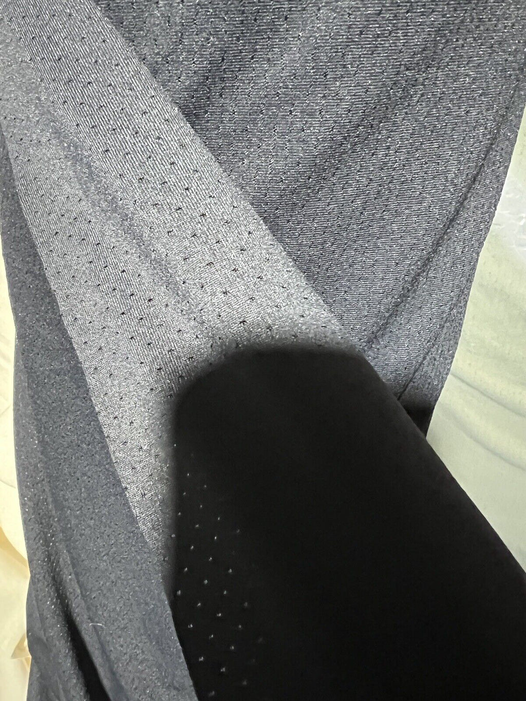 Polartec® Bird Eye®  Power Stretch Black Mid Weight By  The  Yard.