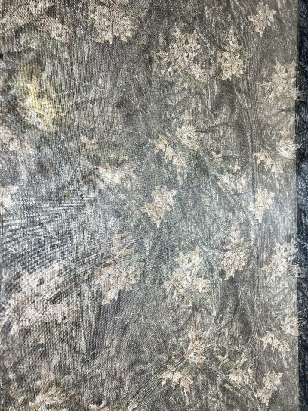 Mossy Oak Tree Bark Camo Mosquito Netting  Fine Mesh Net Nylon Sold Per Yard