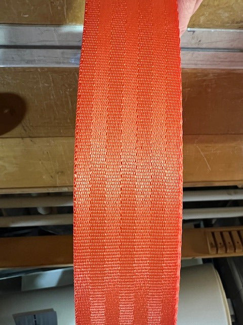 Seat Belt Webbing, Webbing For Seat Belts, All Quantities, New, Various Colors
