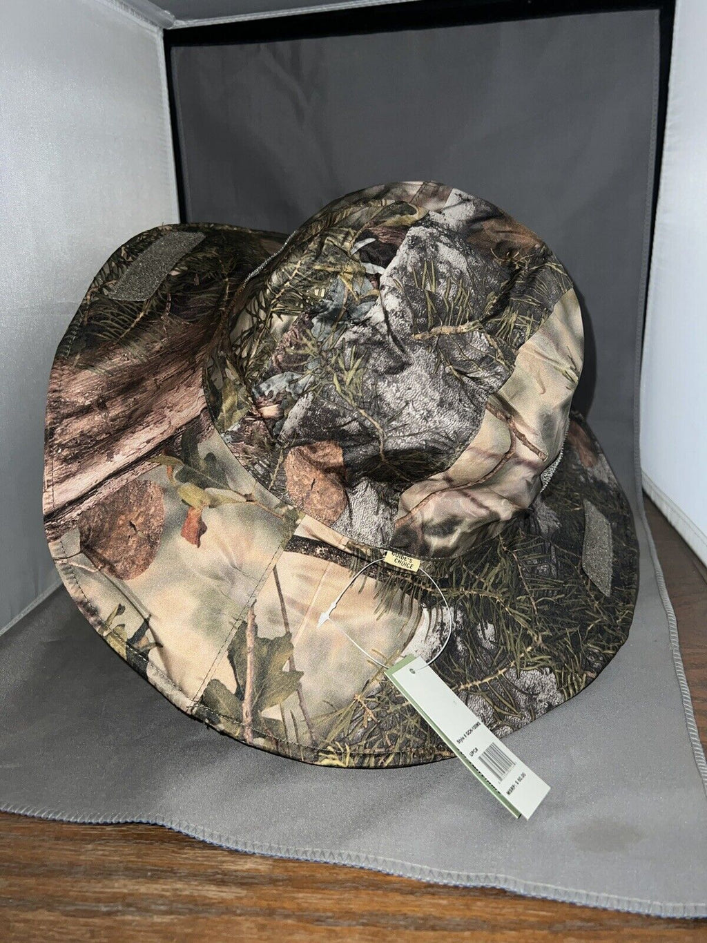 Waterproof Camo Boonie Hat Adjustable Size Fleece Lined