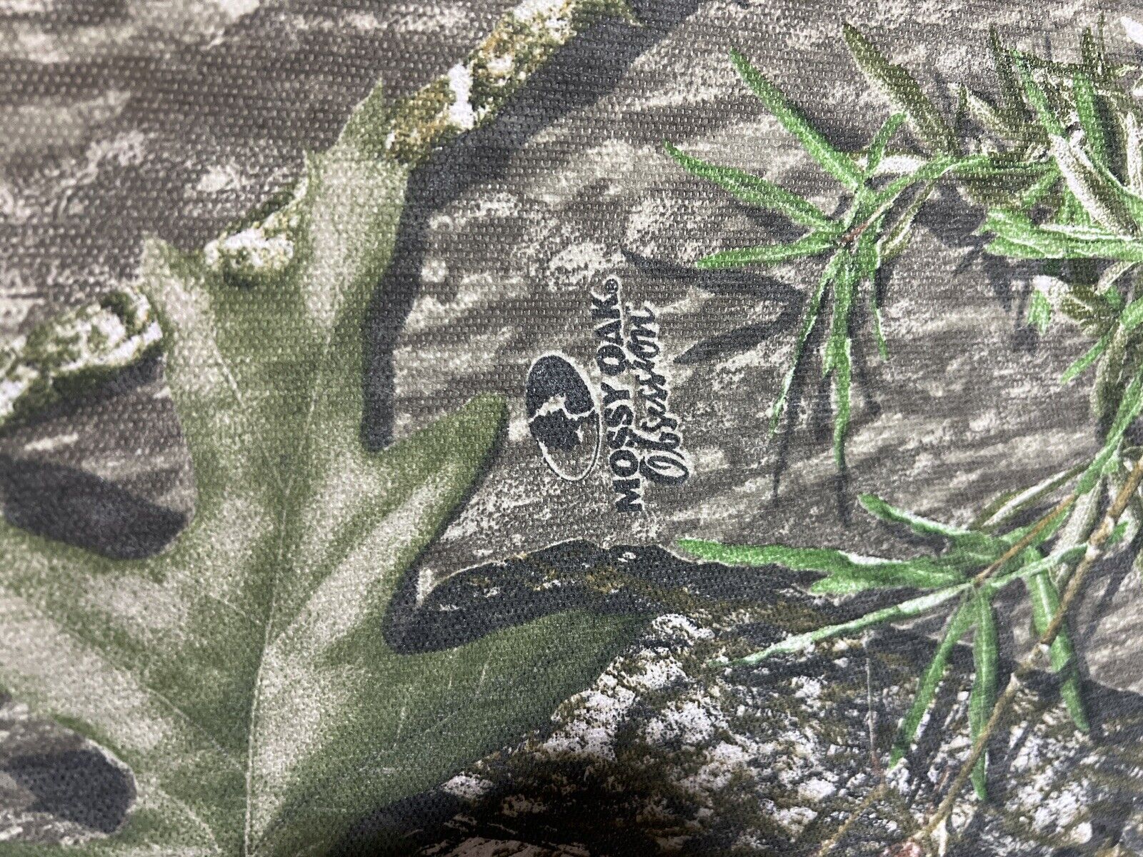 Mossy Oak Obsession Camo Non Woven Nylon Fabric 60” With Logo