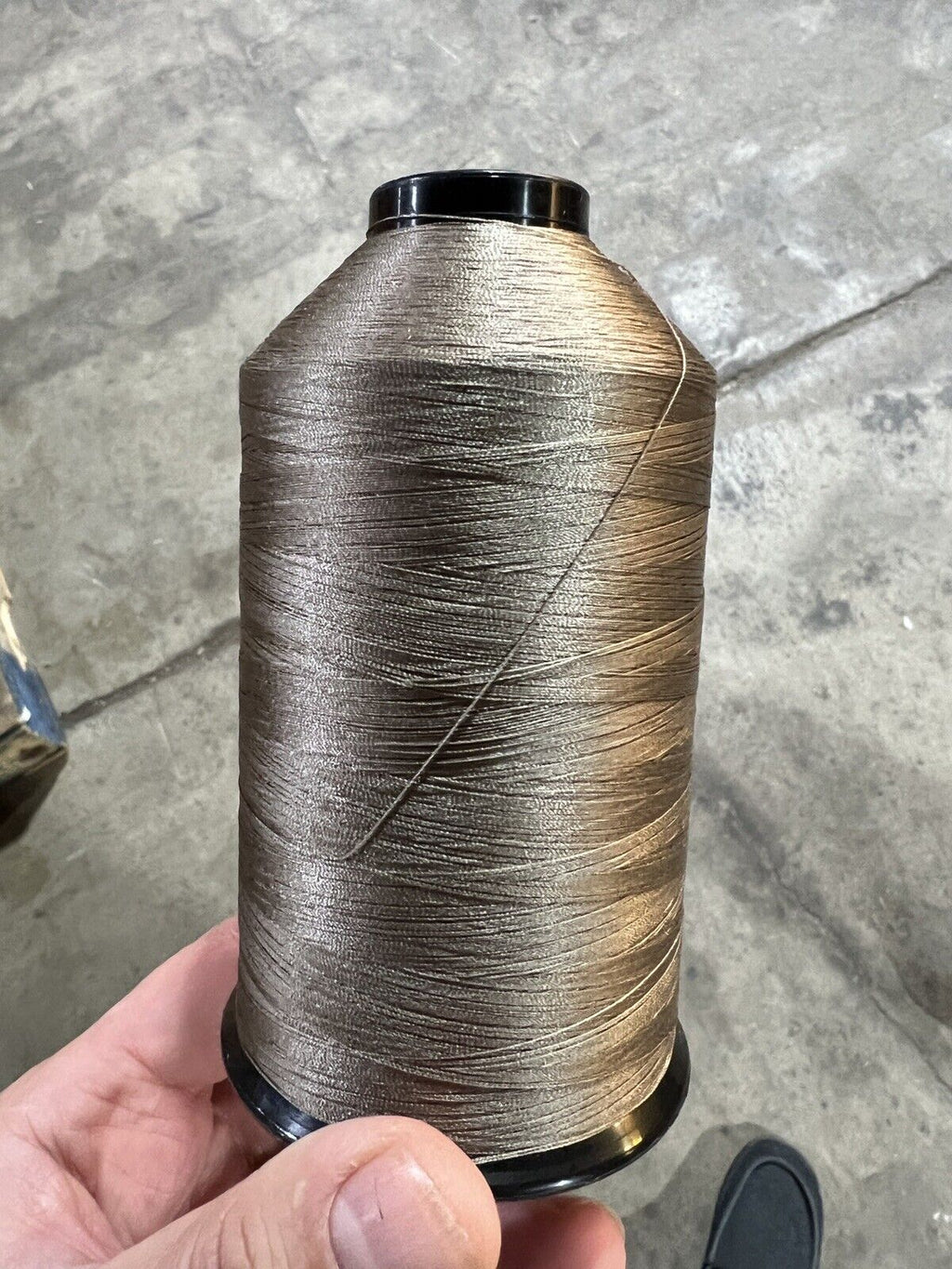Medium Cashmere Tan Nylon Thread 8Oz Made in USA by A&E T30 Bonded Nylon