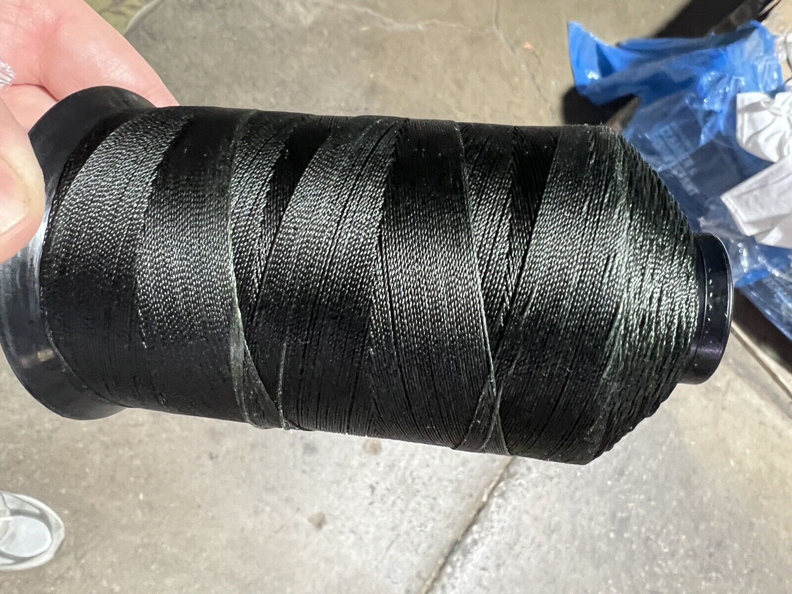 Dark Green Nylon Thread 8 Oz Cone Made in USA T135 Bonded CG483