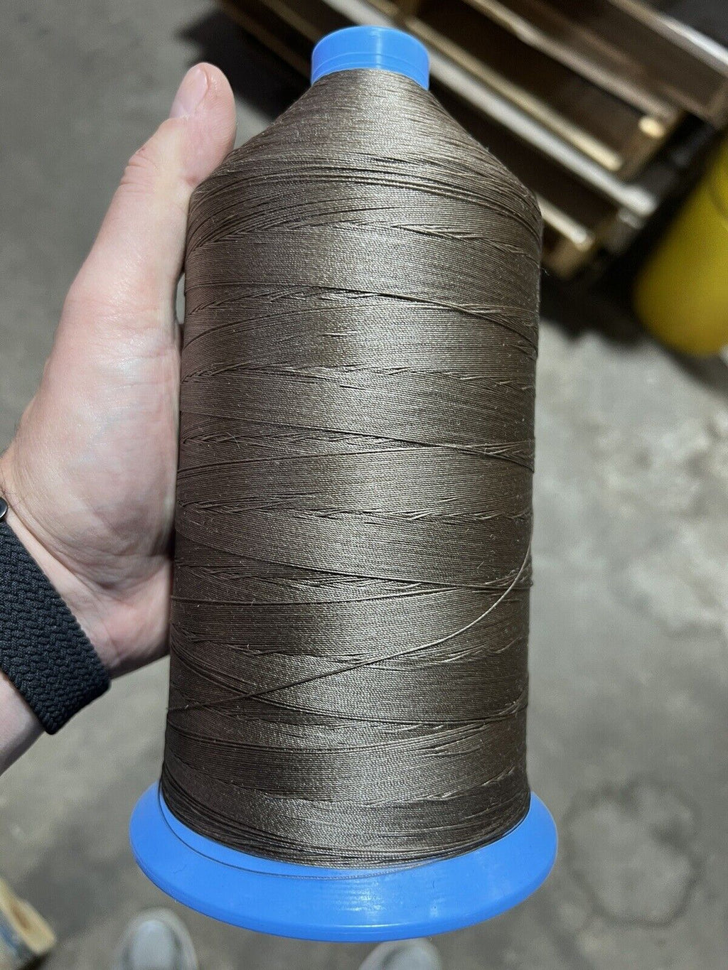 Medium Cashmere Color Nylon Thread 32 Oz Made in USA by A&E T90 Bonded Nylon