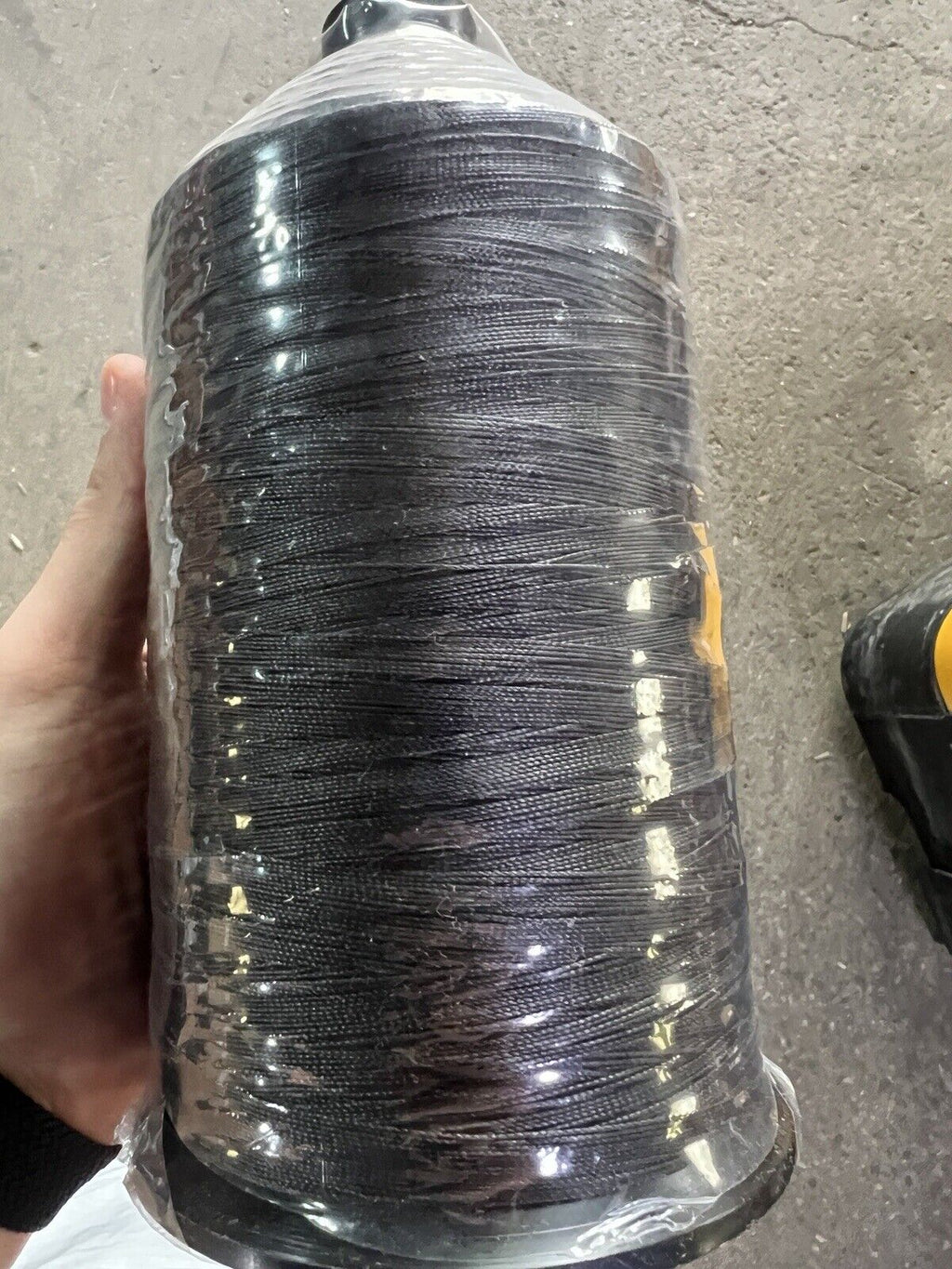 Grey Wool Color Nylon Thread 32 Oz Made in USA by A&E T210 Bonded Nylon