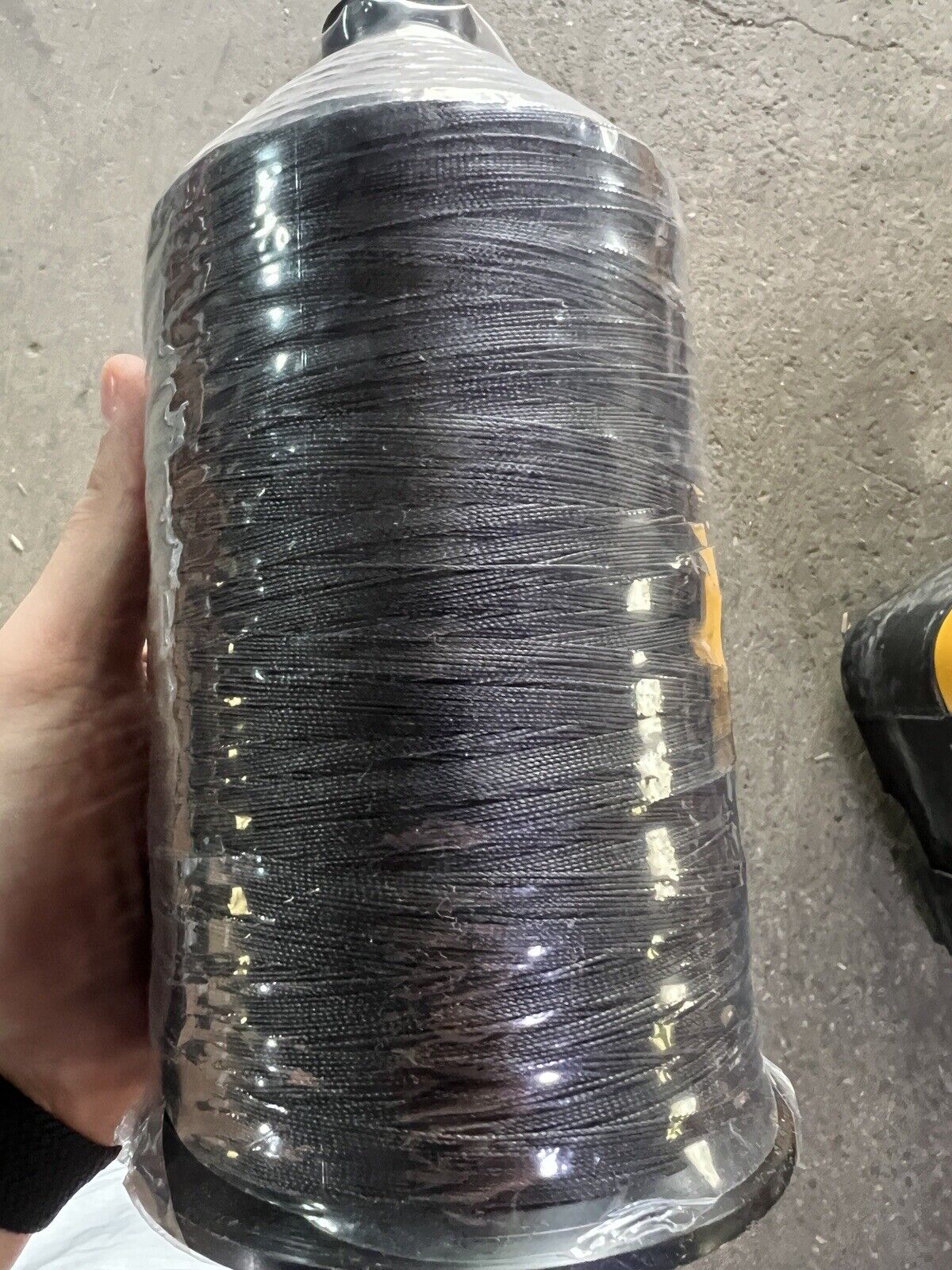 Grey Wool Color Nylon Thread 32 Oz Made in USA by A&E T210 Bonded Nylon