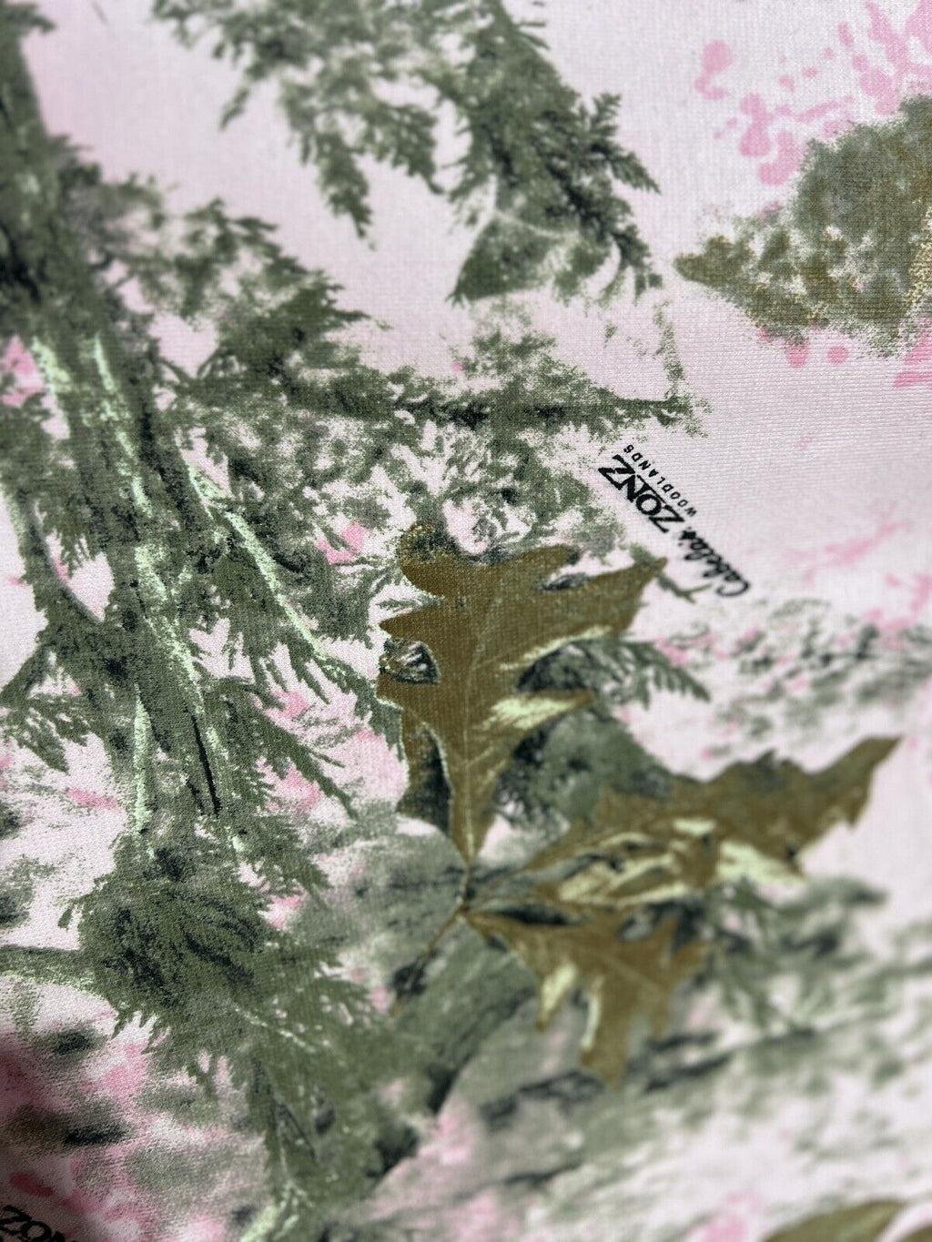 Pink Zonz Woodlands  Camo Fabric 60” Soft Poly Cotton