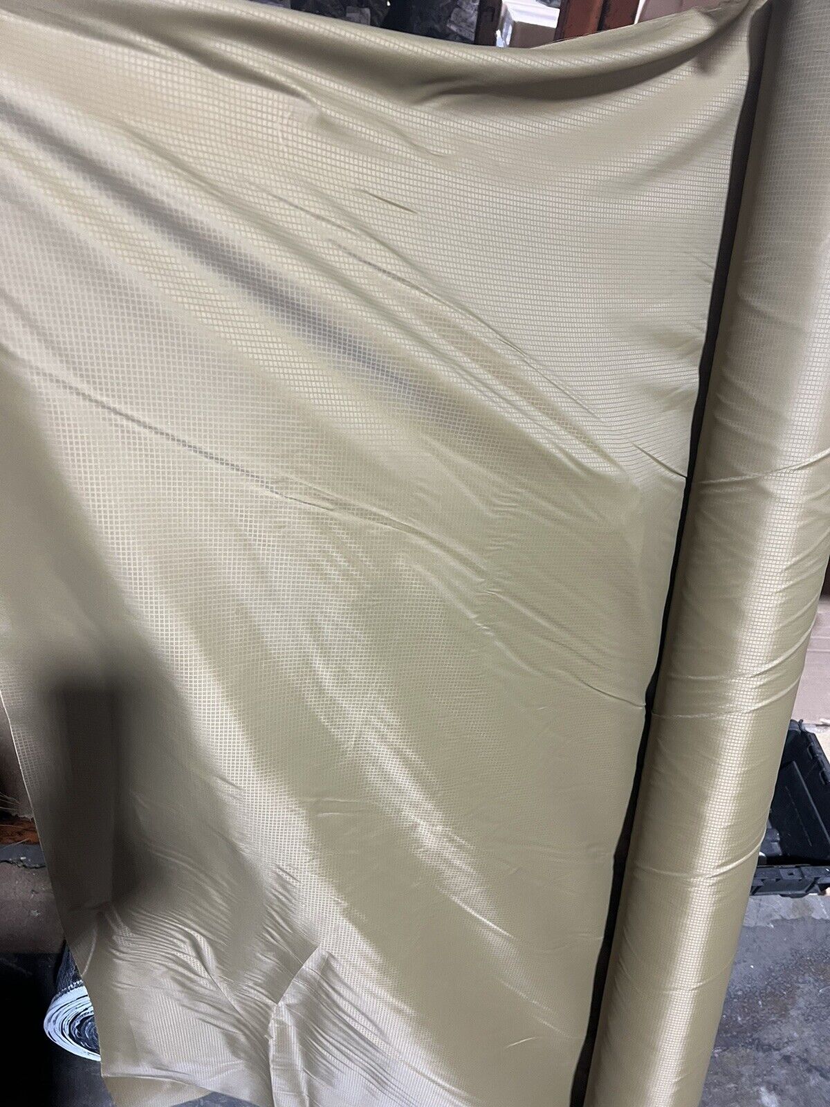 Dark Tan RipStop Nylon Parachute Material Fabric