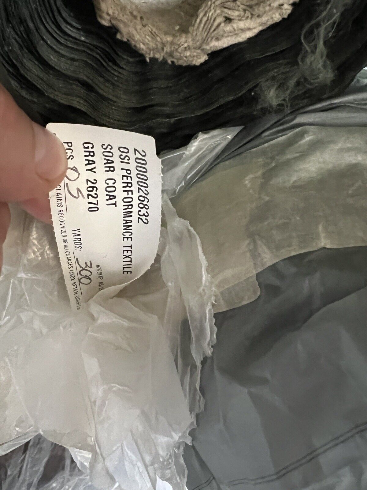 Grey Waterproof Soar Coat RipStop Nylon Parachute Material Fabric