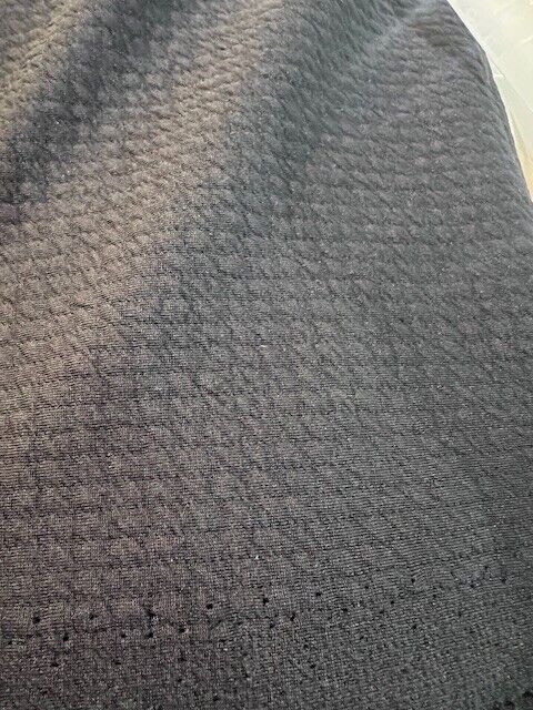 Polartec PowerAir Mid Warm Jersey Grid Stretch Polar Fleece Black