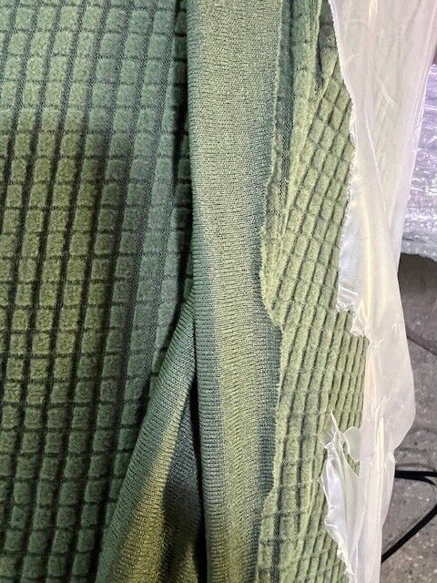 Polartec PowerGrid Mid Warm Jersey Grid Stretch Polar Fleece Mossy Green 60”