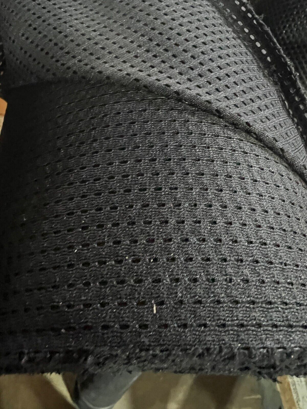 Black Sport Mesh Pocket Netting by Yard Mesh Pattern, 120" Wide MADE IN THE USA