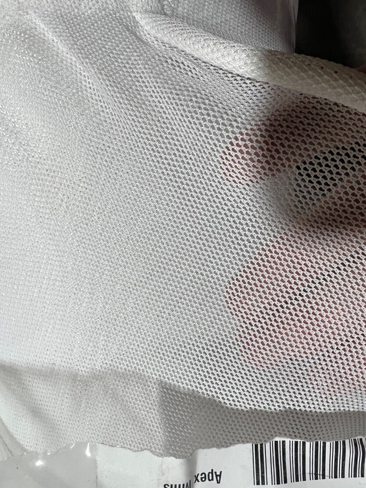 White Soft Fishnet Netting by the Yard Mesh Pattern, 120" Wide MADE IN THE USA