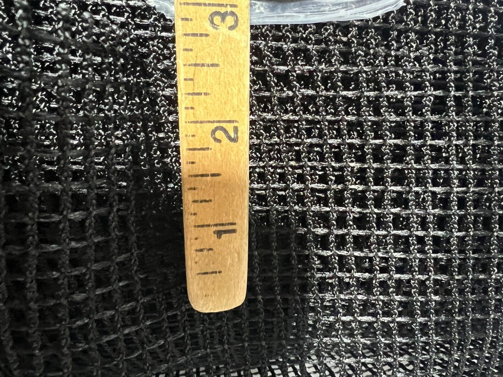 Black Fishnet Netting by the Yard-Square Mesh Pattern, 130" Wide MADE IN THE USA
