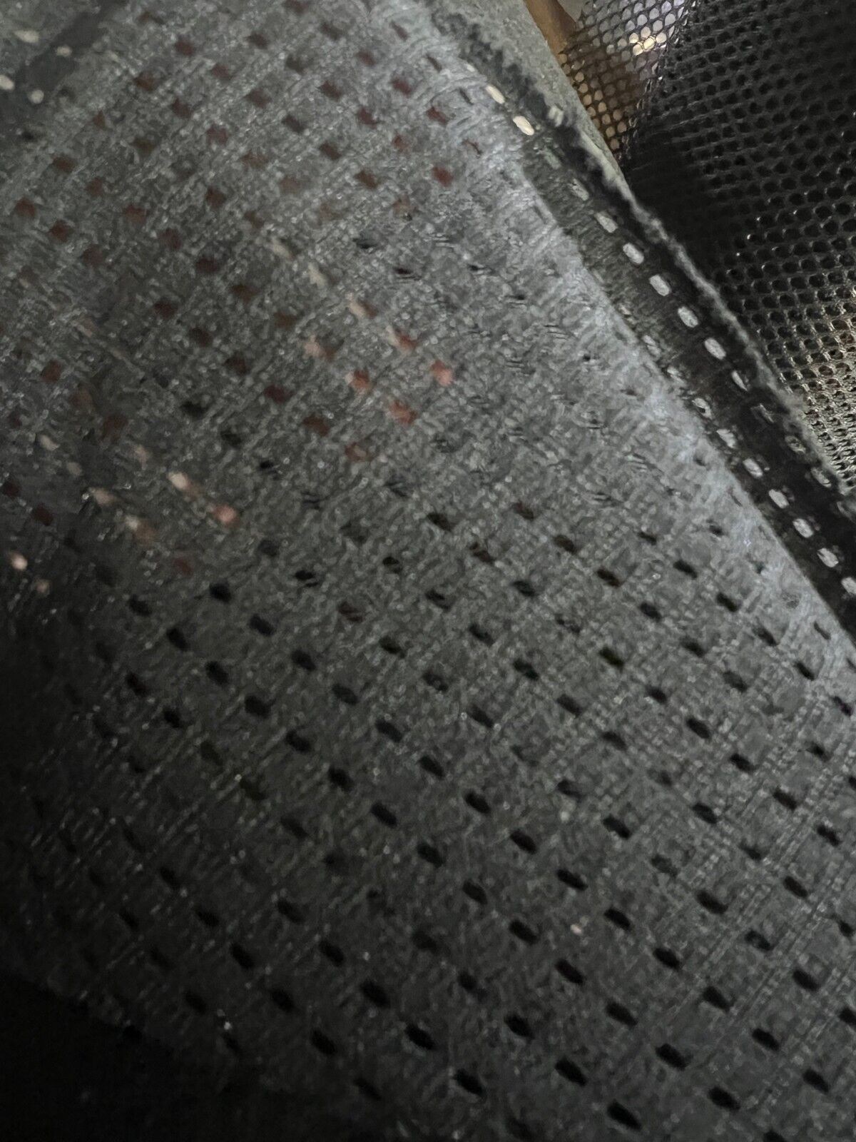 Black Sport Mesh Pocket Netting by Yard Mesh Pattern, 120" Wide MADE IN THE USA