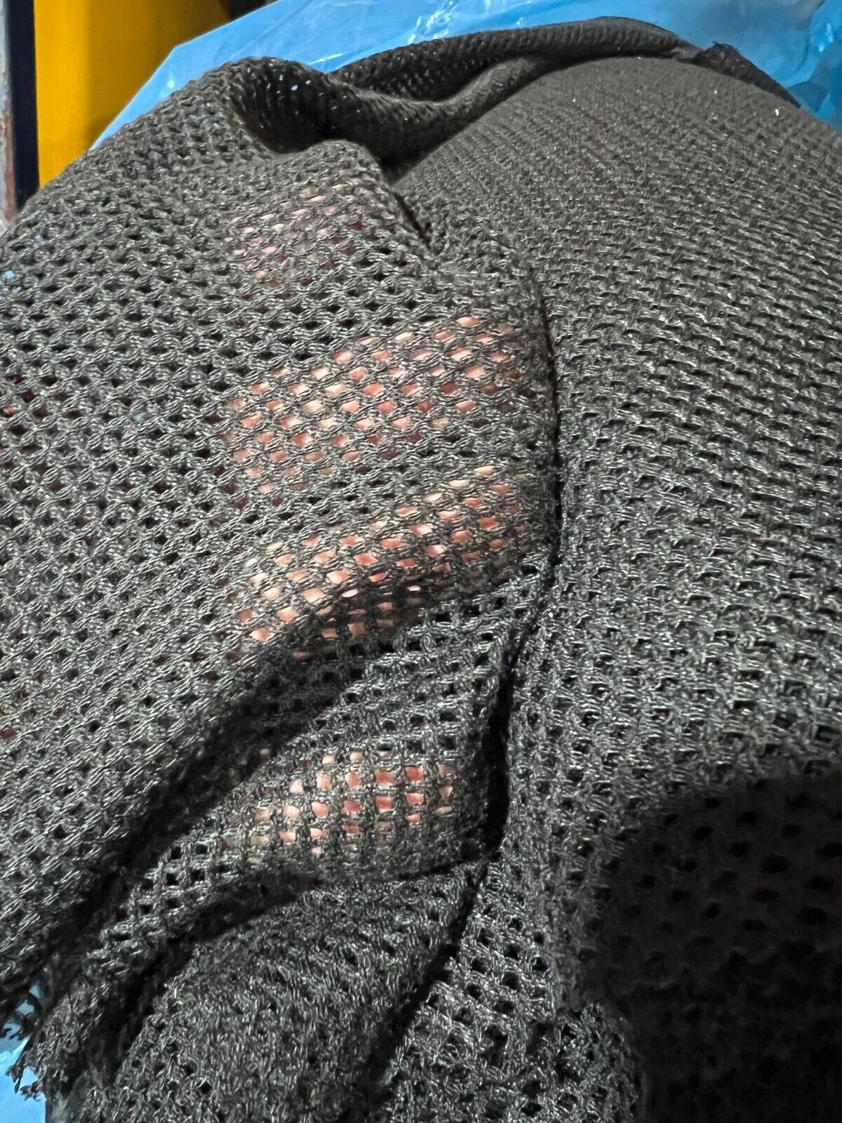 Black Sport Mesh Netting by the Yard Mesh Pattern, 60" Wide MADE IN THE USA