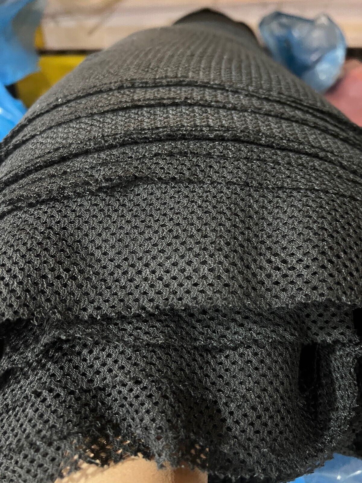 Black Sport Mesh Netting by the Yard Mesh Pattern, 60" Wide MADE IN THE USA