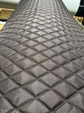 Brown Quilted Nylon 200D Quilting Fabric Plain Lining Padded Inner Batting 60"