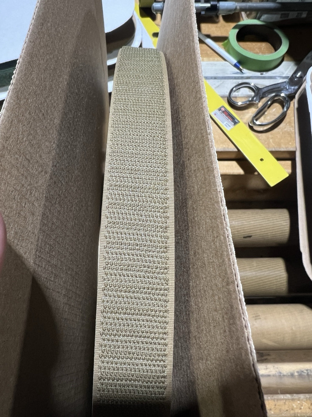 Velcro® Brand 1” COYOTE TAN 498 HOOK & LOOP SEW-ON-TYPE 50 YRDS On EACH ROLL